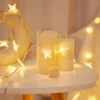 LAMPKI ŚWIĄTECZNE CHOINKOWE BOŻE NARODZENIE 10LED 1,6M NA BATERIE GWIAZDKI