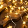 LAMPKI ŚWIĄTECZNE CHOINKOWE BOŻE NARODZENIE 10LED 1,6M NA BATERIE GWIAZDKI