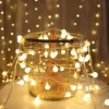 LAMPKI ŚWIĄTECZNE CHOINKOWE BOŻE NARODZENIE 10LED 1,6M NA BATERIE KULKI