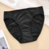 MAJTKI MENSTRUACYJNE CHŁONNE WIELORAZOWE ODPINANE 4 WARSTWOWE CZARNE XL