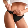 MAJTKI MENSTRUACYJNE CHŁONNE WIELORAZOWE ODPINANE 4 WARSTWOWE CZARNE XXL