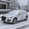 Mata antyszronowa na całe auto osłona przeciwszronowa na wszystkie szyby samochodu bardzo duża