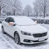 Mata antyszronowa osłona na przednią szybę samochodu lusterka pomarańczowe odblaski